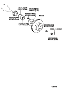 4351248050-ROTOR DISC BRAKE *