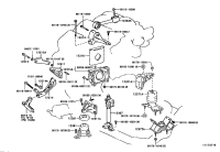 1236120060-INSULATOR, ENGINE MOUNTING, FRONT