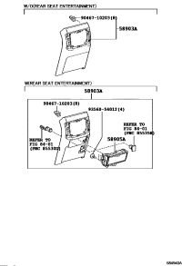 5890360310C0-PANEL SUB-ASSY, CONSOLE REAR END
