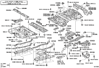 5783548020-Reinforcement, rear no.1 seat leg, rear no.1