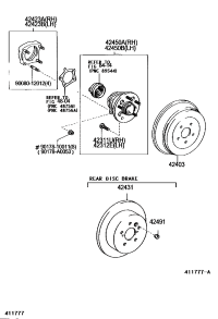 4243108040-DISC, REAR