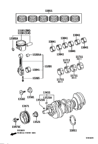 1301131110-RING SET, PISTON