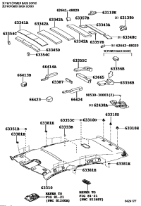 6331048430A0-HEADLINING ASSY, ROOF