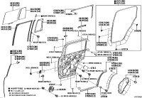 6700360930-PANEL SUB-ASSY, REAR DOOR, RH