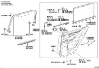 6767360030-GARNISH, REAR DOOR FRAME, RH