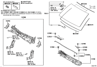 5338360130-SEAL, HOOD TO COWL TOP