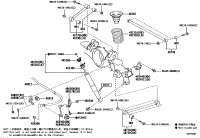 4834460050-Stopper, bumper, rear rh