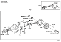 4111060D20-CARRIER ASSY, DIFFERENTIAL, REAR