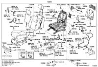 7170648060A0-BOARD SUB-ASSY, FRONT SEAT BACK, LH