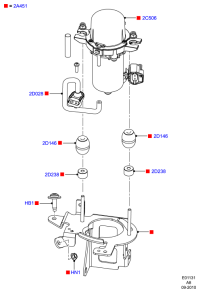 AG9N2A451BB-Pump assy-vacuum