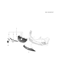 84387505-Grille (incl 2-5), front