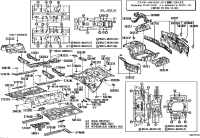 5705150020-MEMBER SUB-ASSY, FRONT FLOOR CROSS, RH