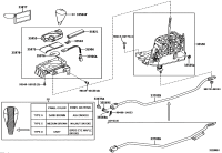 3350450080E1-KNOB SUB-ASSY, SHIFT LEVER
