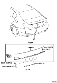 7680130240-GARNISH SUB-ASSY