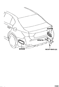 6294074020-DUCT ASSY, QUARTER VENT, RH
