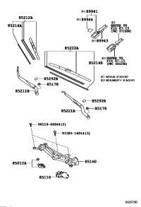 8511076030-MOTOR ASSY, WINDSHIELD WIPER