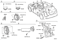 8616076050-SPEAKER ASSY, FRONT NO.1