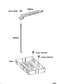 7441376010-CARRIER, BATTERY