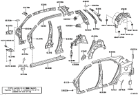 6173276010-PANEL, ROOF SIDE, INNER LH