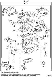 0411137362-GASKET KIT, ENGINE OVERHAUL