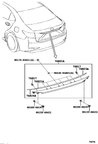 7680133440-GARNISH SUB-ASSY