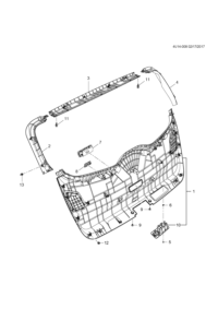 9006563-Trim (incl 10), tailgat
