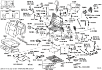 7184460090C0-COVER, REAR SEAT RECLINING, NO.2 LH