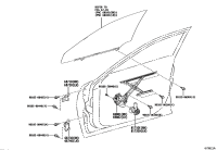 8571033350-MOTOR ASSY, POWER WINDOW REGULATOR, RH