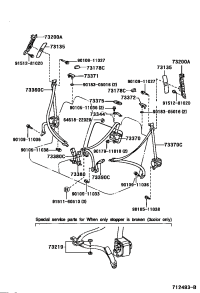 7336060325A2-BELT ASSY, RR NO.1