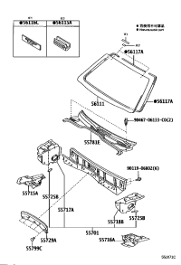 5611160511-GLASS, WINDSHIELD