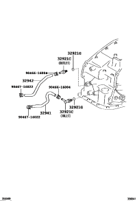 3294133070-HOSE, OIL COOLER INLET, NO.1