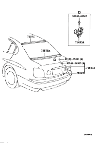 7557530280-MOULDING, BACK WINDOW, OUTSIDE LOWER