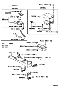 5562030051-HOLDER ASSY, INSTRUMENT PANEL CUP