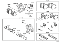 0446630190-PAD KIT, DISC BRAKE, REAR