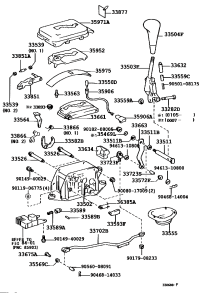 3358230071-STOPPER, SHIFT LOCK PLATE (FOR FLOOR SHIFT)