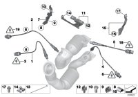 11787558087-LAMBDA SENSOR 5T/500MM-5(F10)M