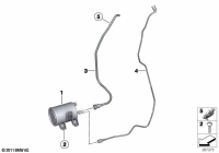 16137270982-PORSCHE CAYENNE VENT LINE