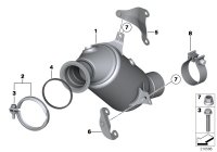 18307594930-HOLDER CATALYTIC CONVERTER