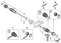 31607606027-SHAFT-OUTPUT LH /X5 E53