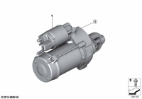 12418657338-STARTER 12V/1.7KW/11T-5(G30)