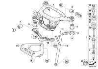 33306777725-Member, rear axle frame