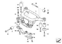 33316770865-Member, rear axle frame