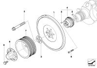 11237834097-BELT PULLEY,CRANKSHAFT-1(F20)
