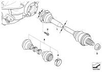 33217504521-SHAFT-OUTPUT LH /X5 E53