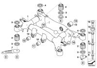 33316770842-Member, rear axle frame