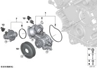 11517507849-WATER PUMP/E38-750/E31-850