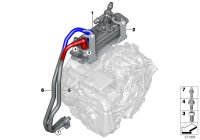17127640835-Plate, transmission oil cooler set
