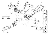 13717567166-Muffler, intake air