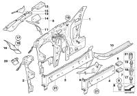 41117120875-Bracket, clip support, lh