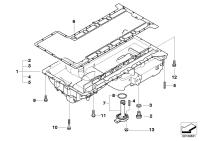 11137836361-OIL PAN UPPER GASKET/X5